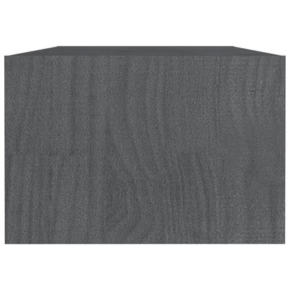 Mesa De Centro De Madera Maciza De Pino 110X50X34 Cm