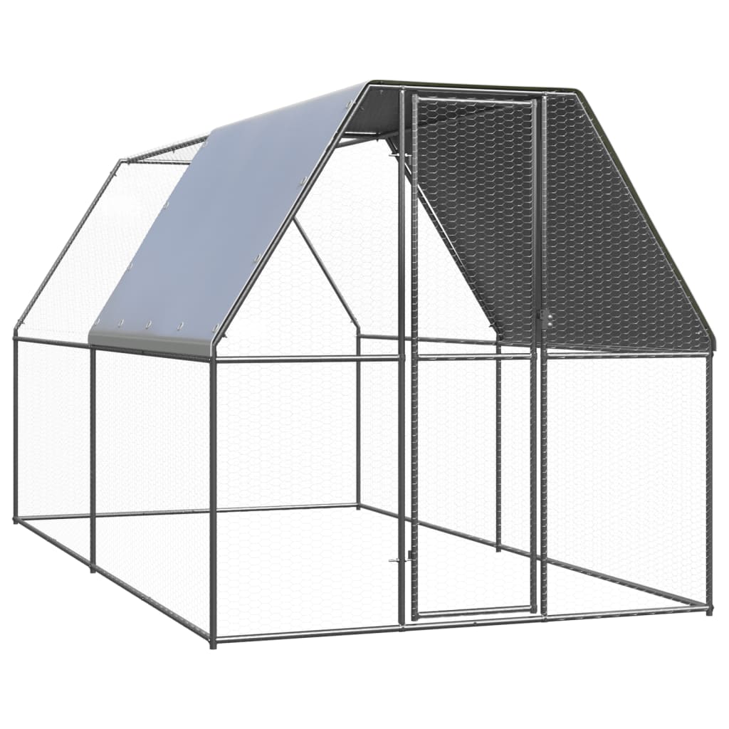 Jaula Gallinero De Exterior De Acero Galvanizado