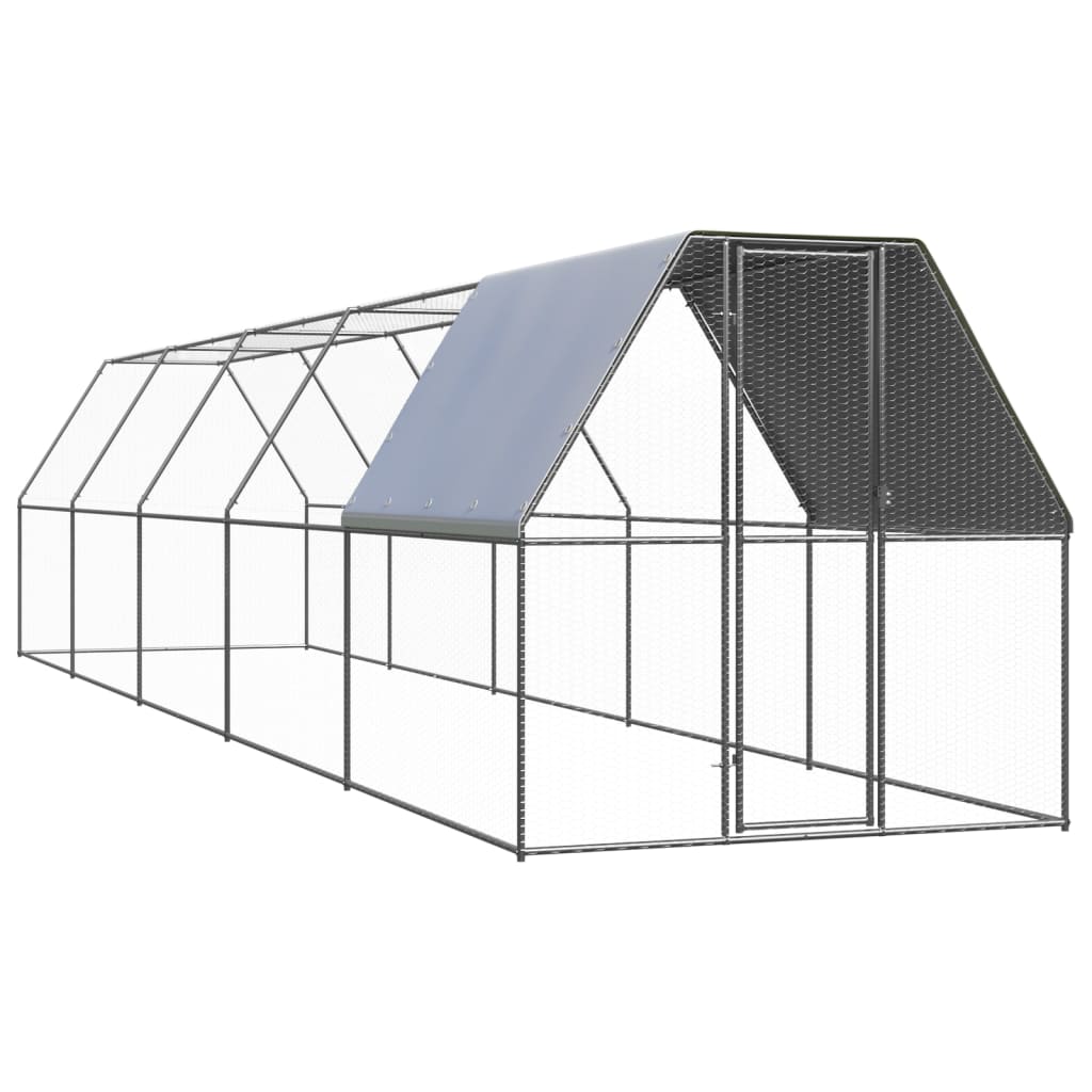 Jaula Gallinero De Exterior De Acero Galvanizado