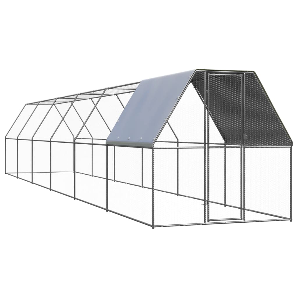 Jaula Gallinero De Exterior De Acero Galvanizado