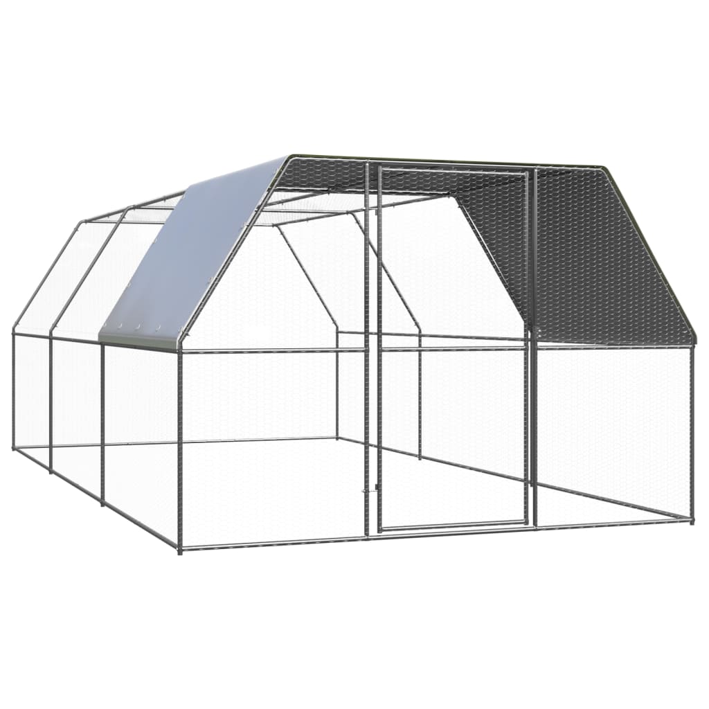 Jaula Gallinero De Exterior De Acero Galvanizado