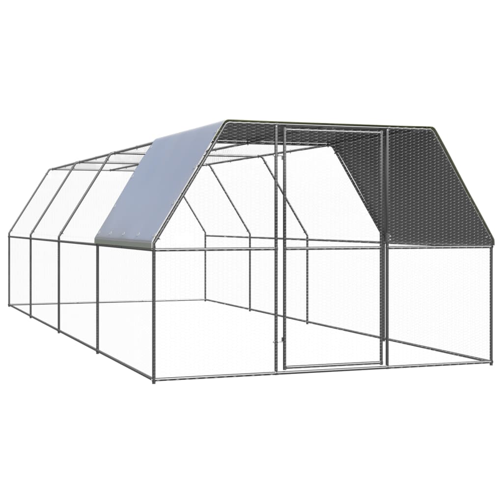 Jaula Gallinero De Exterior De Acero Galvanizado