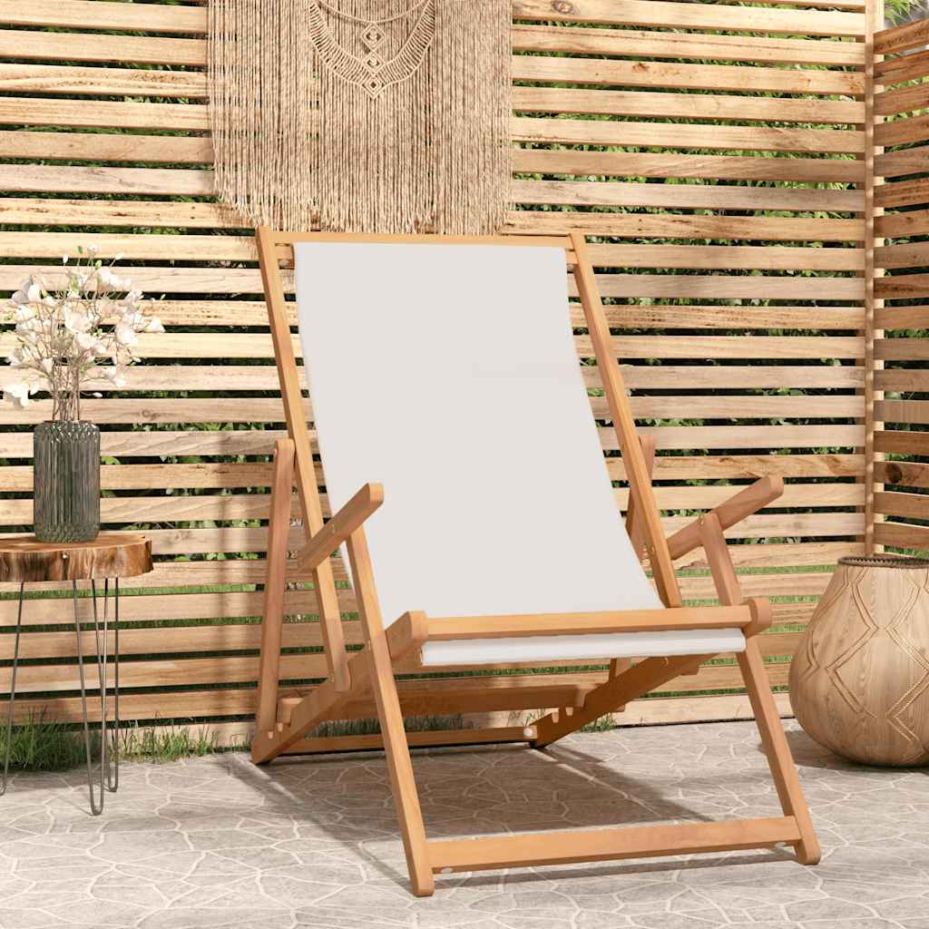 Silla De Jardín De Teca Color 56X105X96 Cm