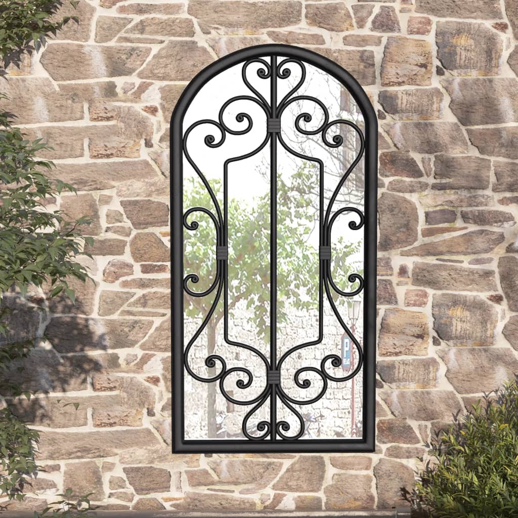 Espejo De Jardín Hierro Color Para Uso Exterior