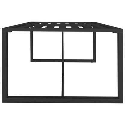 Mesa De Comedor De Jardín Aluminio Gris Antracita 120X60X66Cm