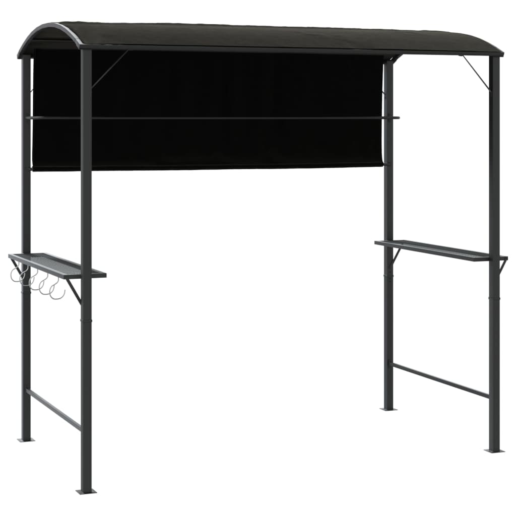 Cenador Con Tejado Gris 220X110X200 Cm