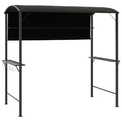 Cenador Con Tejado Gris 220X110X200 Cm