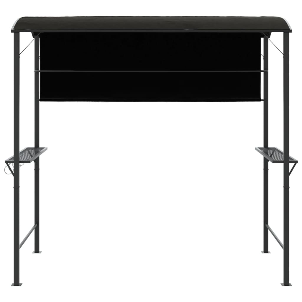 Cenador Con Tejado Gris 220X110X200 Cm