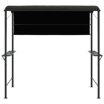 Cenador Con Tejado Gris 220X110X200 Cm