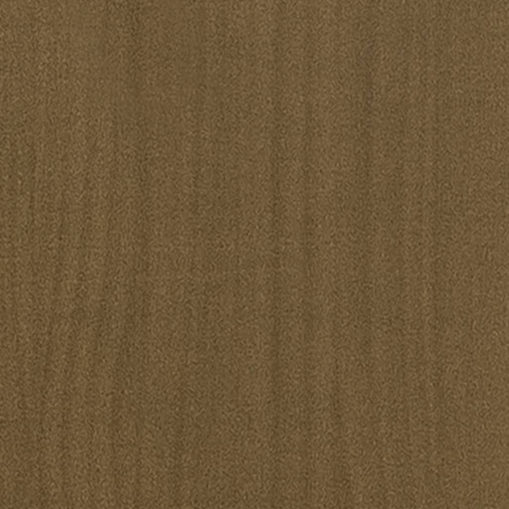 Jardineras 2 Uds Madera Maciza De Pino 31X31X70 Cm