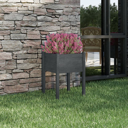 Jardineras 2 Uds Madera Maciza De Pino 50X50X70 Cm