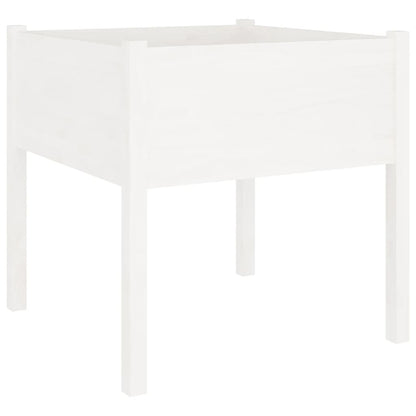 Jardineras 2 Uds Madera Maciza De Pino 70X70X70 Cm