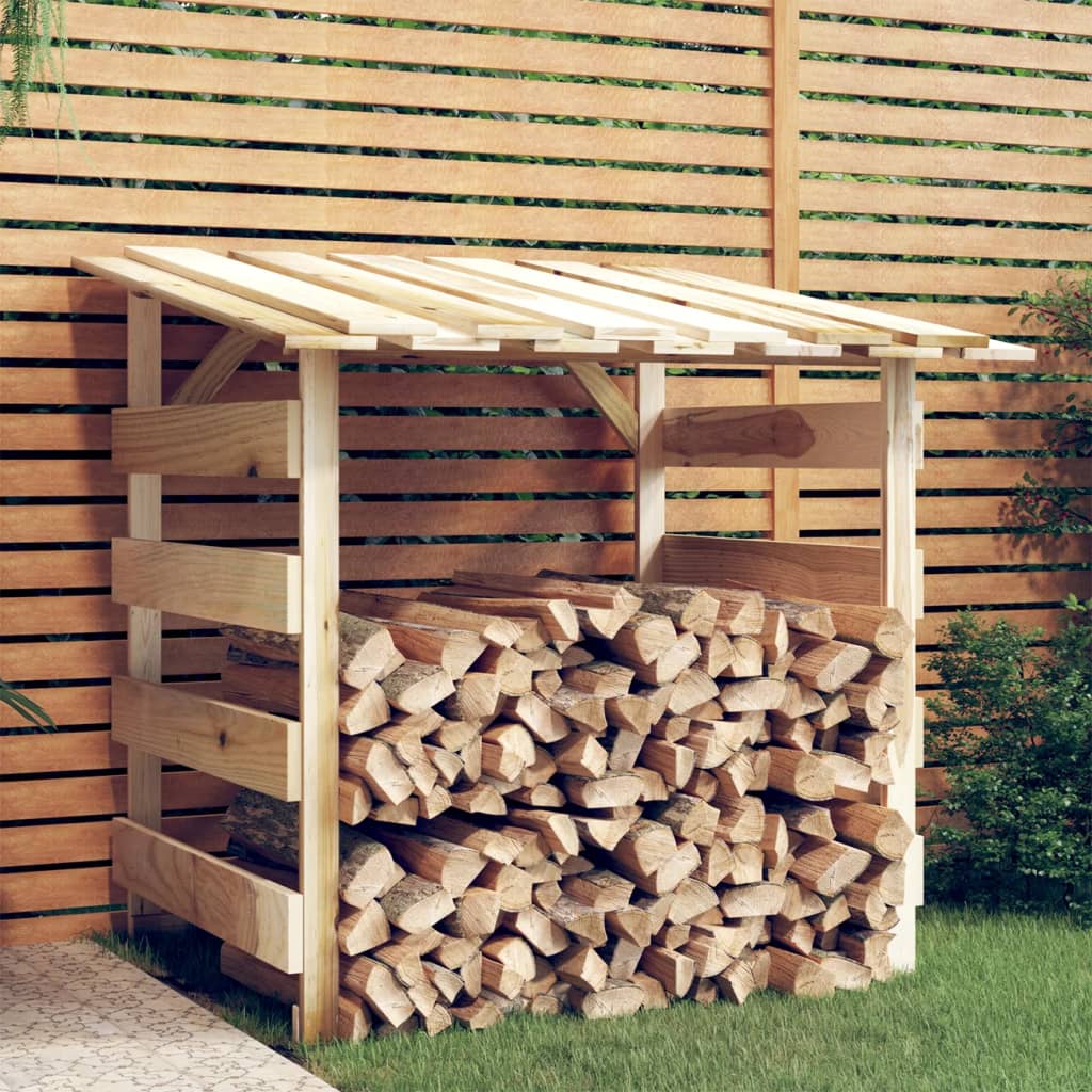 Pérgola Con Techo Madera De Pino Impregnada