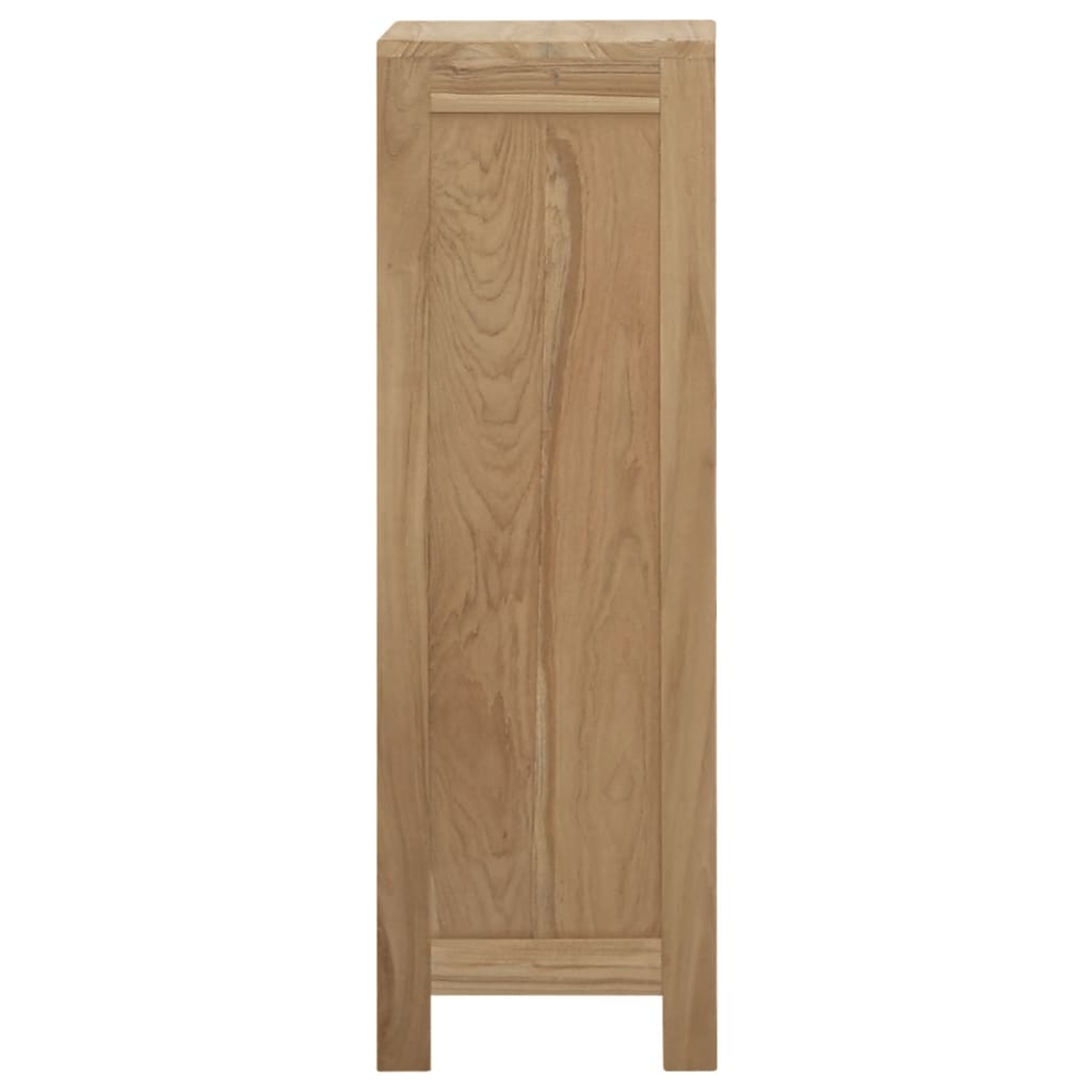 Cómoda De Madera Maciza De Teca 30X30X90 Cm