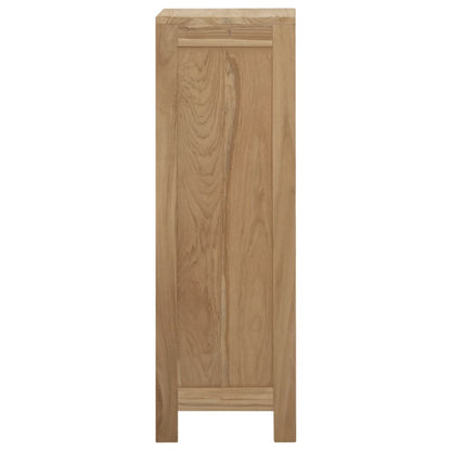 Cómoda De Madera Maciza De Teca 30X30X90 Cm
