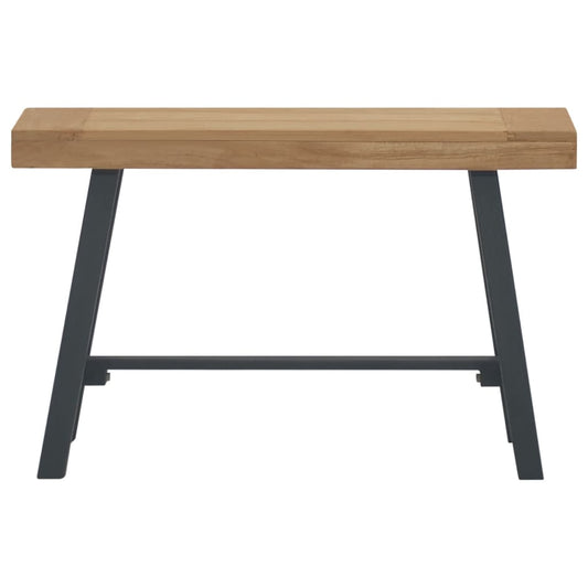 Banco De Madera Maciza De Teca 80 Cm