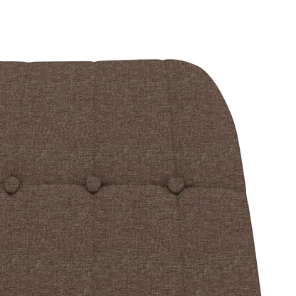 Silla Mecedora De Tela Gris Taupe