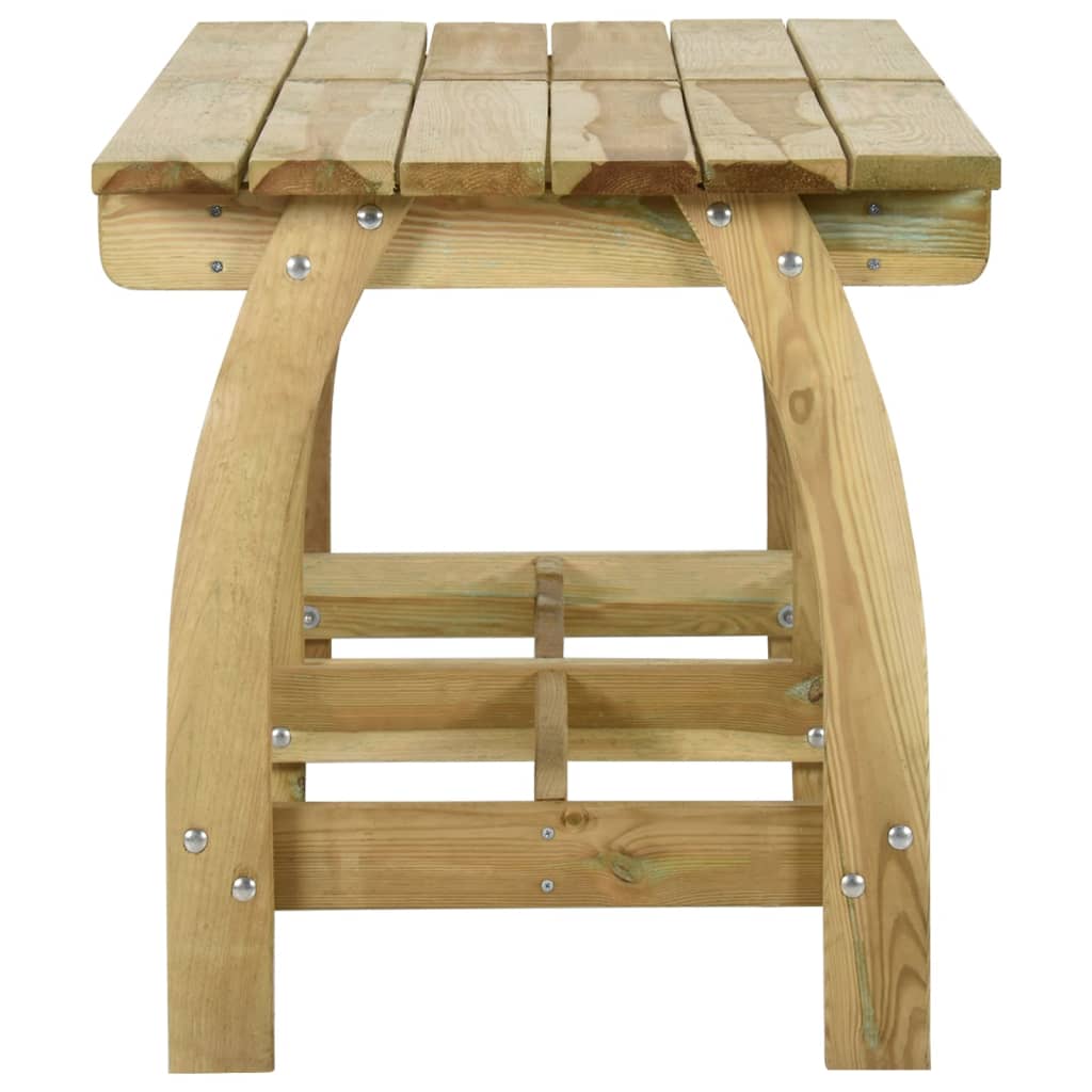 Mesa De Jardín De Madera De Pino Impregnada