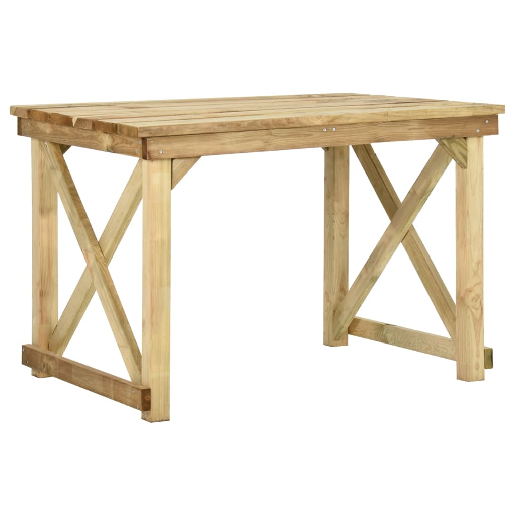 Mesa De Jardín De Madera