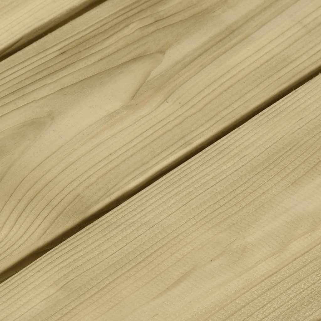 Mesa De Bar De Madera De Pino Impregnada 100X60X110 Cm
