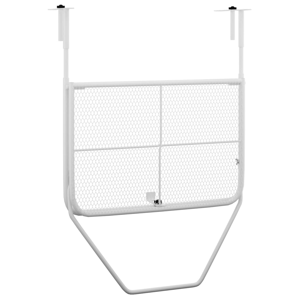 Mesa De Balcón Acero Blanca 60X40 Cm