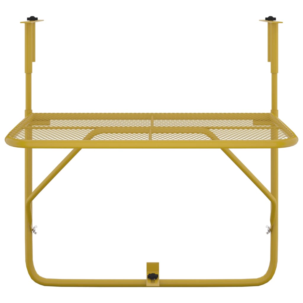 Mesa De Balcón Acero 60X40 Cm