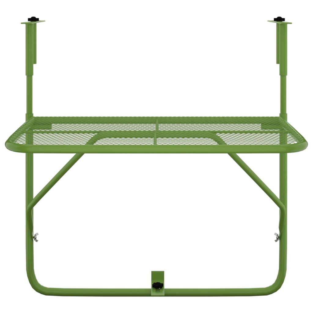 Mesa De Balcón Acero 60X40 Cm