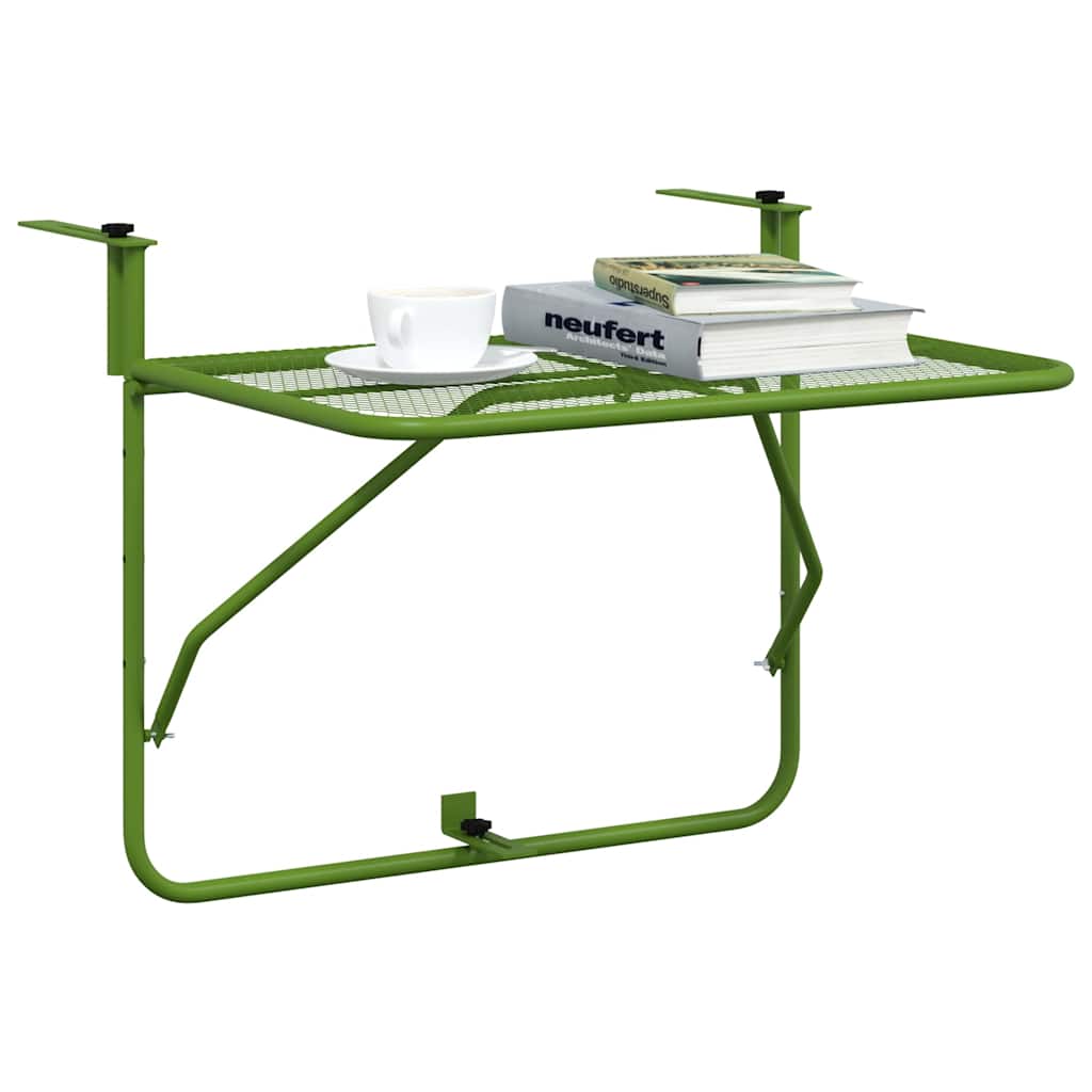 Mesa De Balcón Acero 60X40 Cm