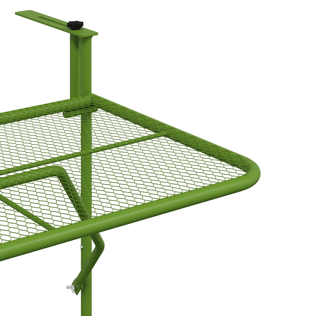 Mesa De Balcón Acero 60X40 Cm