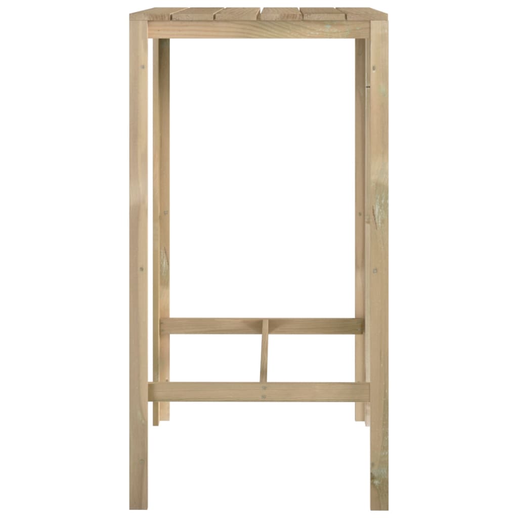 Mesa De Bar Madera De Pino Impregnada