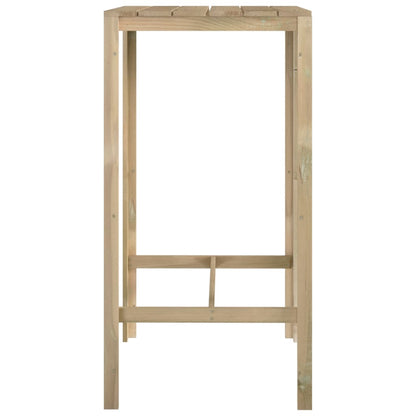 Mesa De Bar Madera De Pino Impregnada