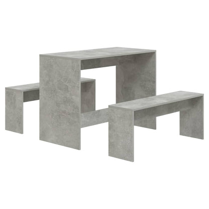 Juego De Comedor 3 Piezas Madera Contrachapada