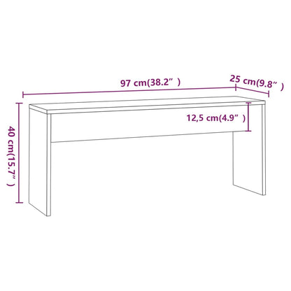 Juego De Comedor 3 Piezas Madera Contrachapada