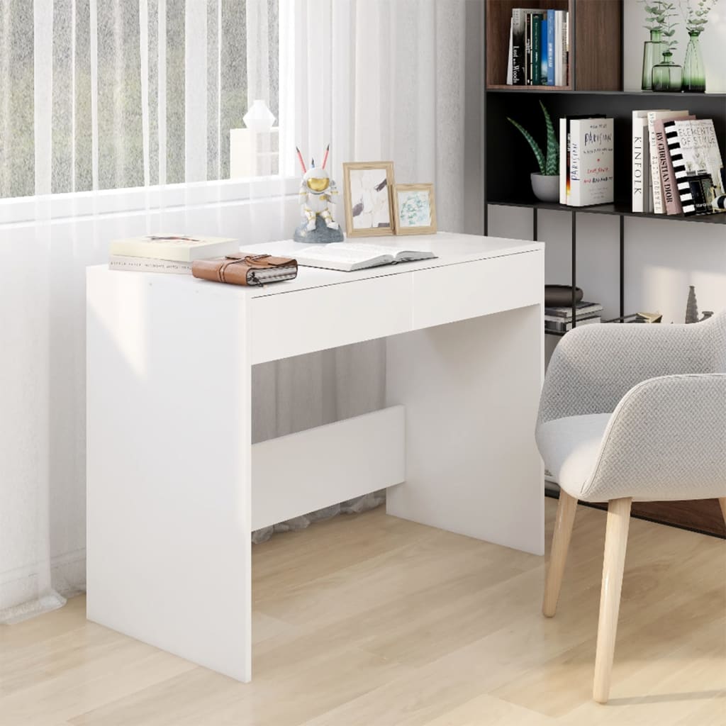 Escritorio De Madera De Ingeniería 101X50X76,5 Cm