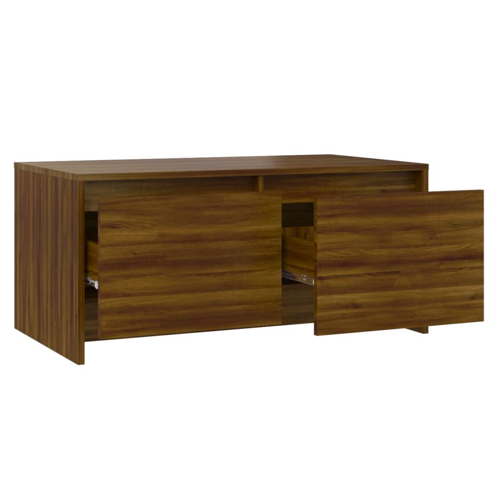 Mesa De Centro Madera De Ingeniería 90X50X41,5 Cm
