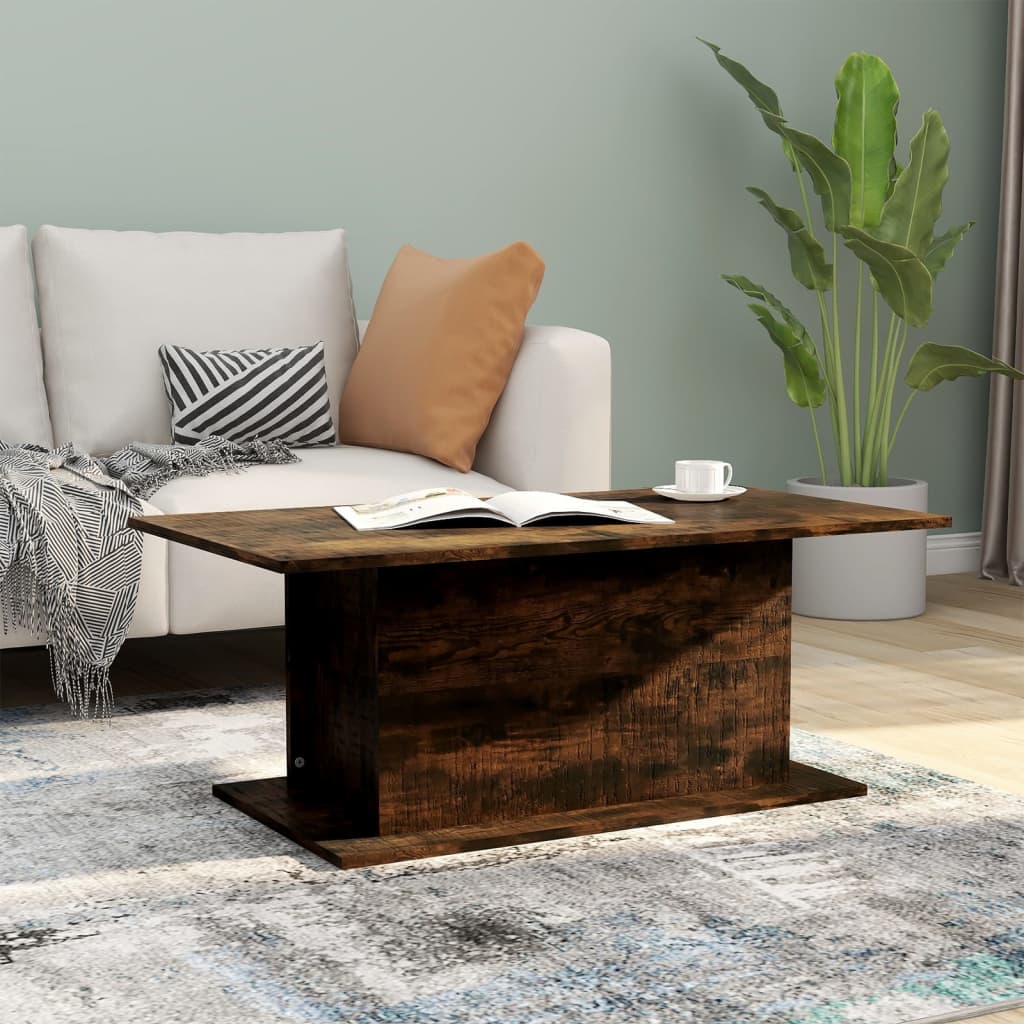 Mesa De Centro Madera Ingeniería 55,5X55,5X40 Cm