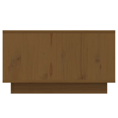 Mesa De Centro Madera Maciza De Pino 55X56X32 Cm