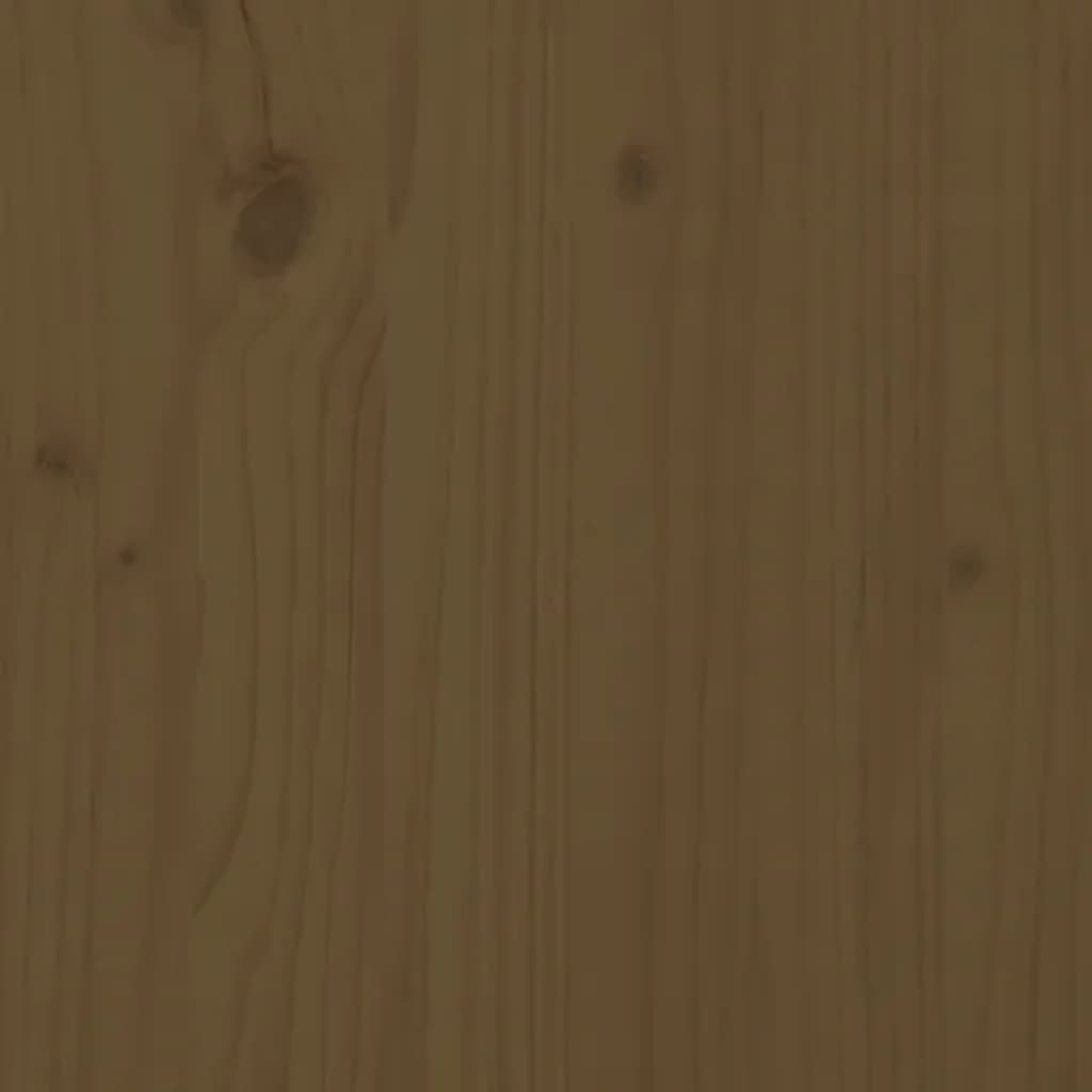 Mesa De Centro Madera Maciza De Pino 55X56X32 Cm