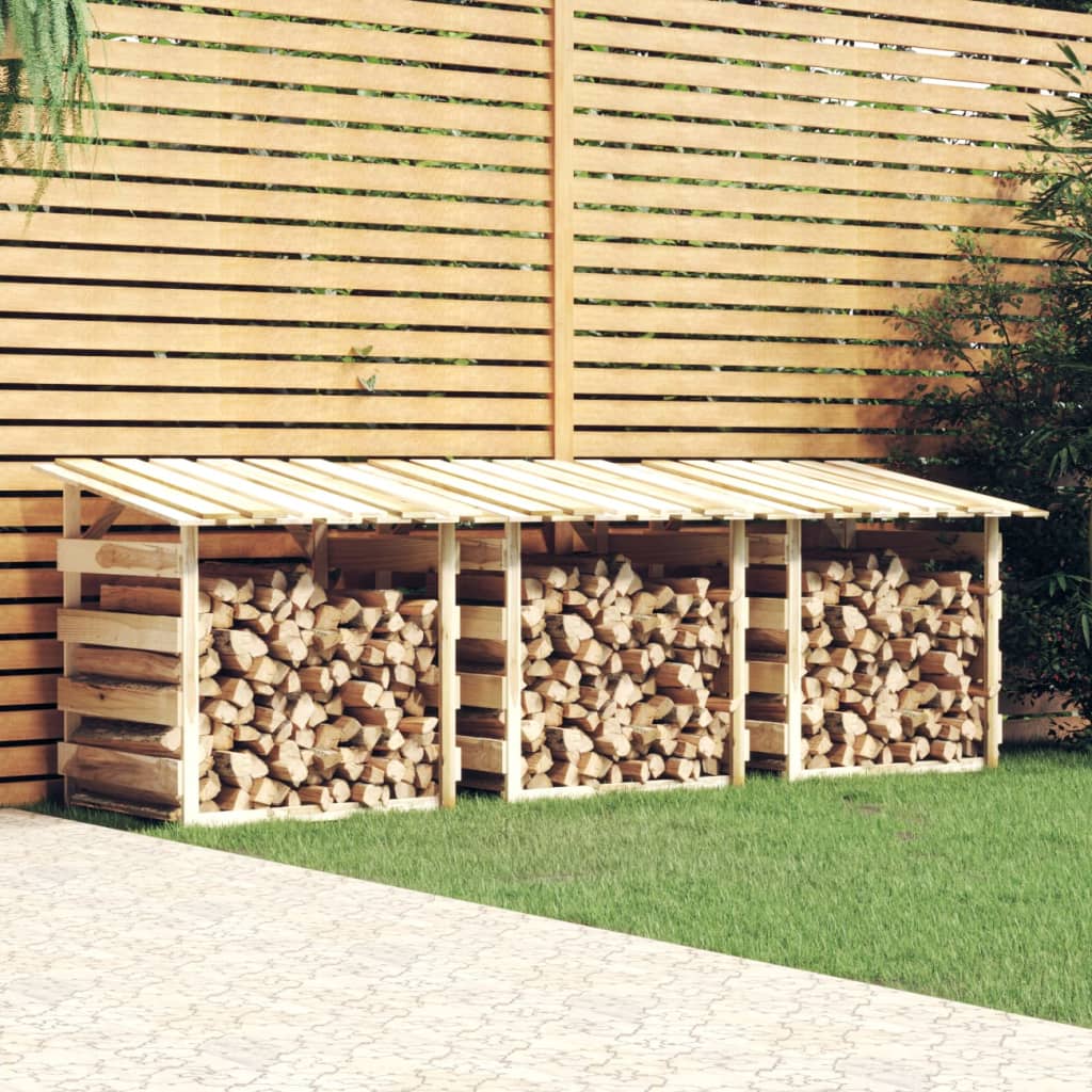 Pérgola Con Techo Madera De Pino Impregnada
