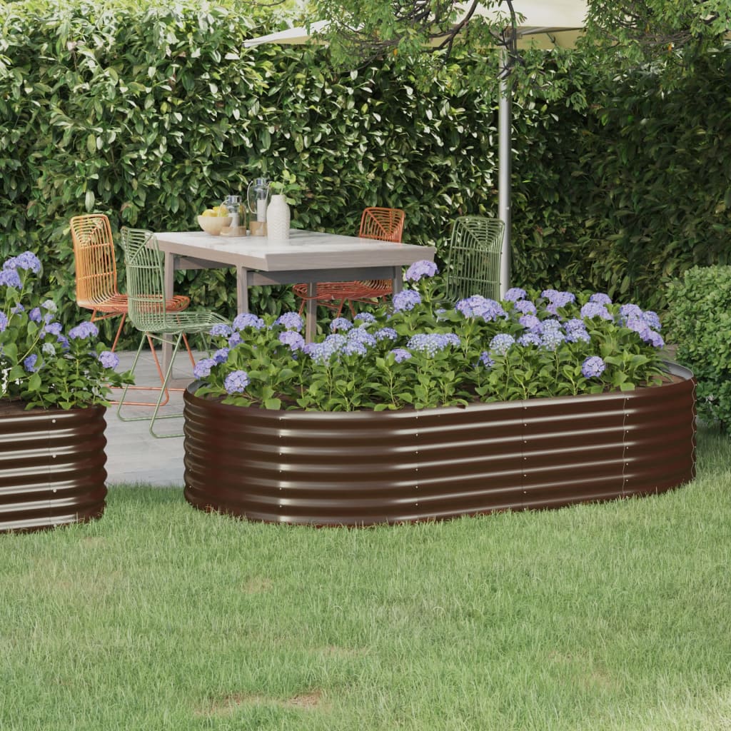 Jardinera Elevada De Acero Galvanizado