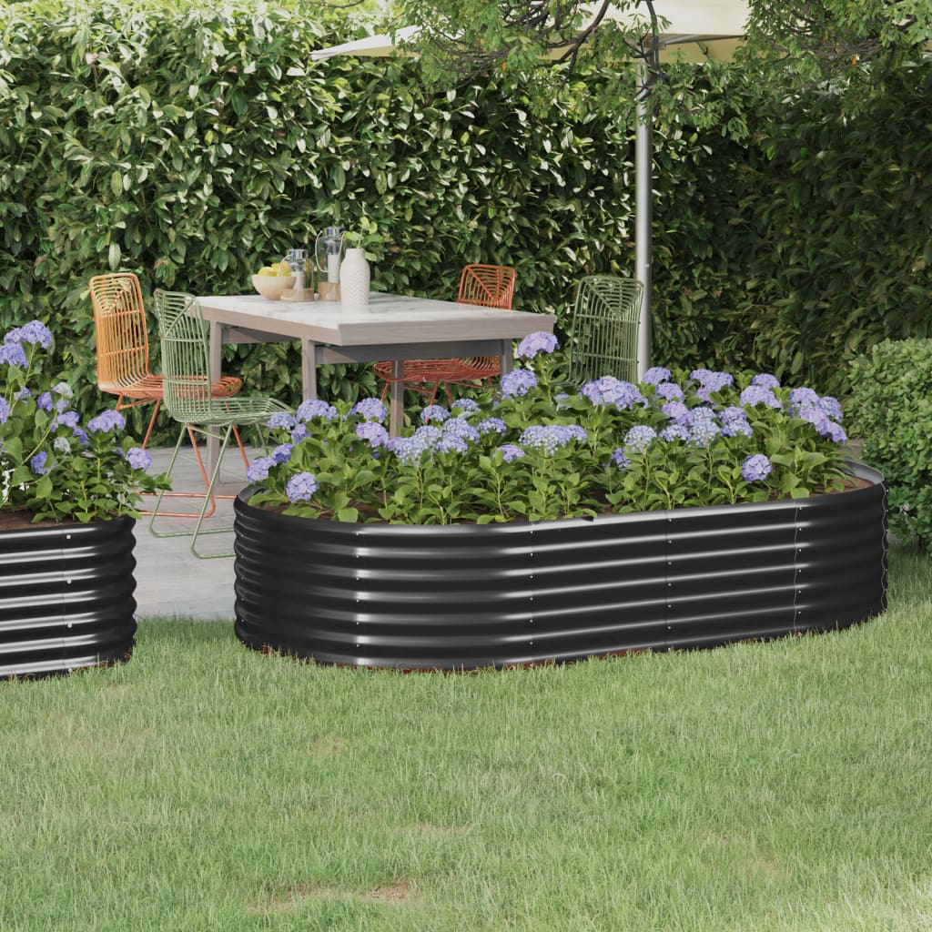 Jardinera Elevada De Acero Galvanizado