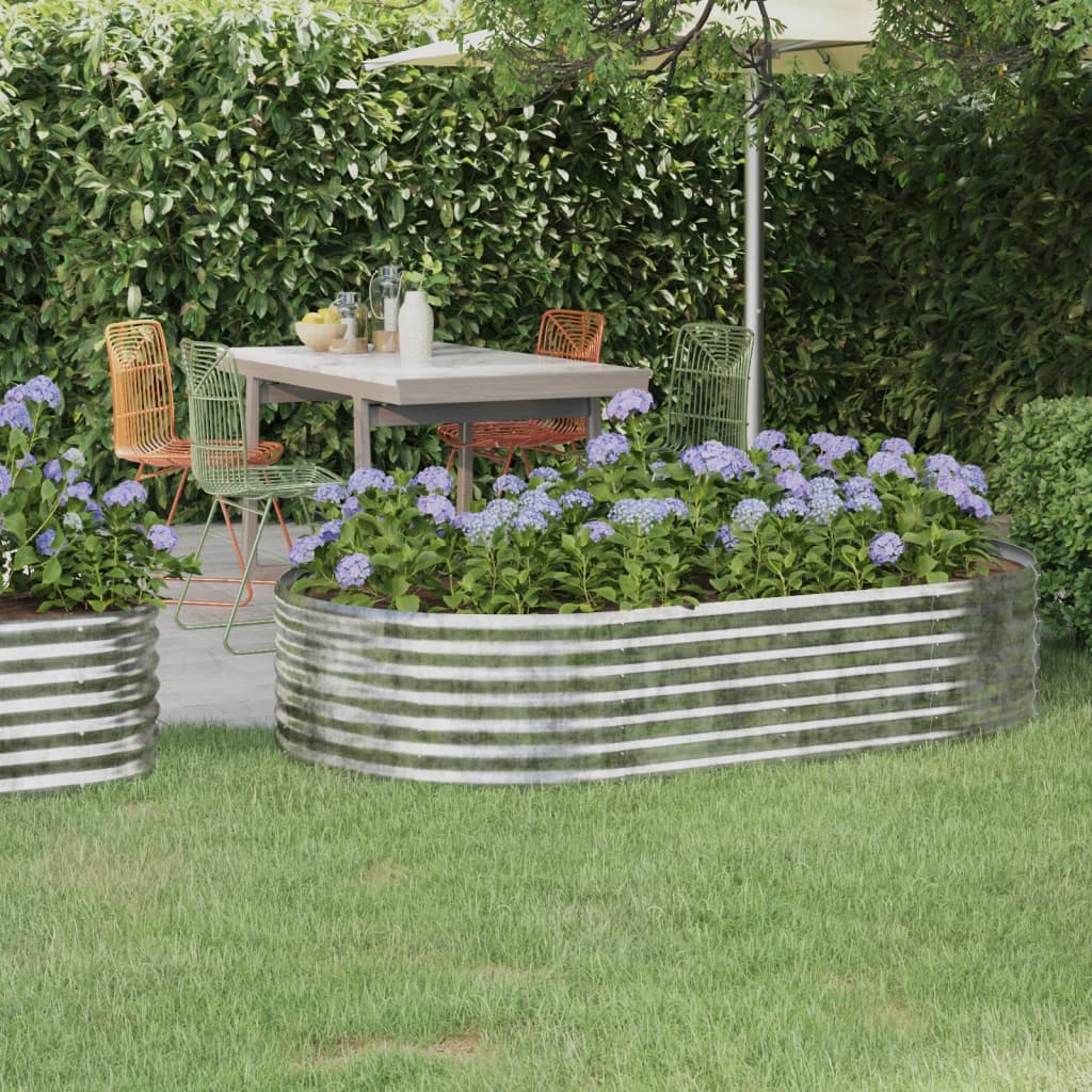 Jardinera Elevada De Acero Galvanizado