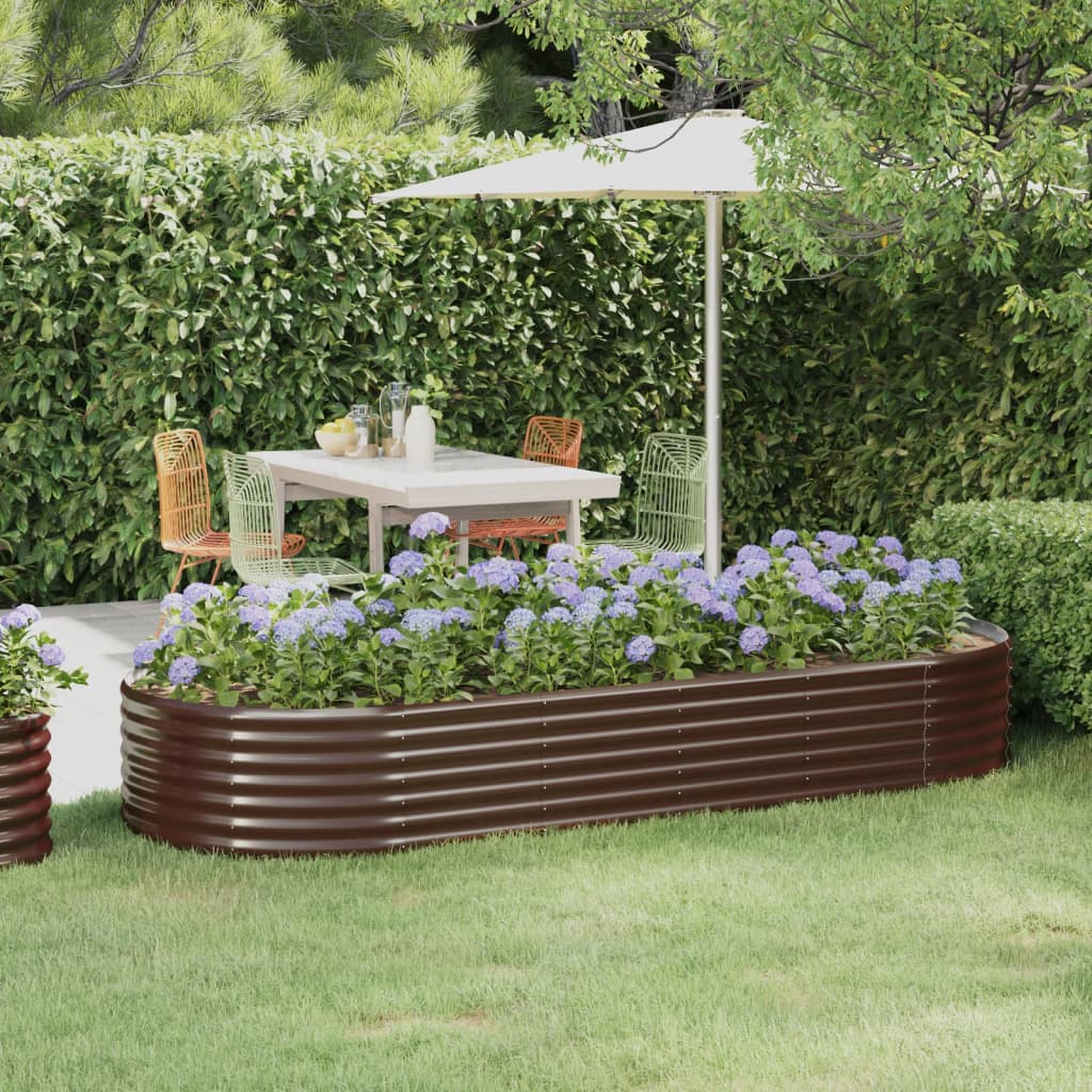 Jardinera Elevada De Acero Galvanizado