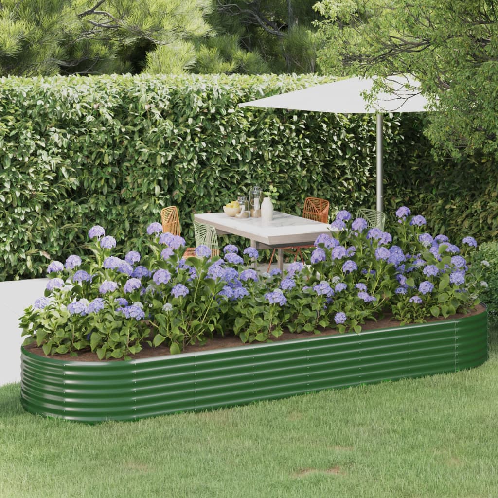 Jardinera Elevada De Acero Galvanizado