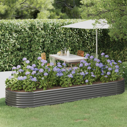 Jardinera Elevada De Acero Galvanizado