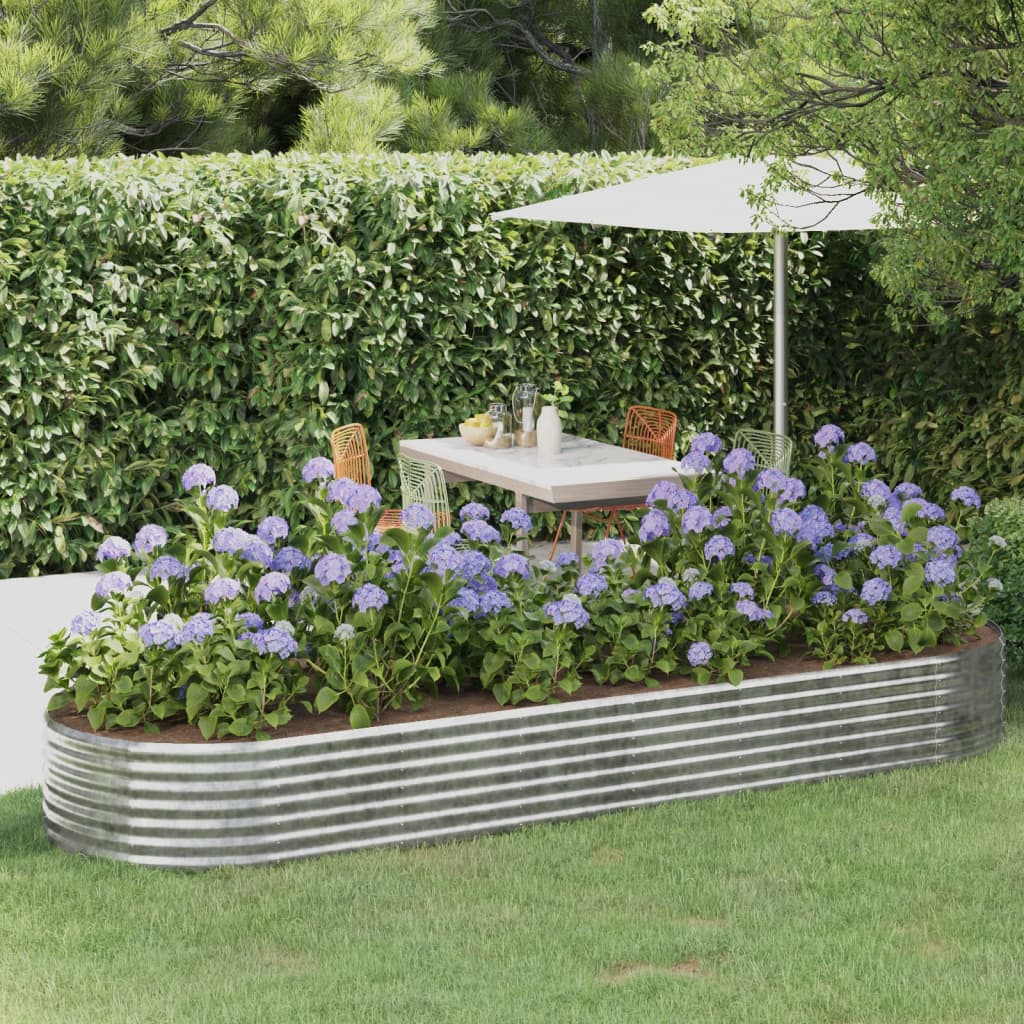 Jardinera Elevada De Acero Galvanizado