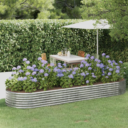 Jardinera Elevada De Acero Galvanizado