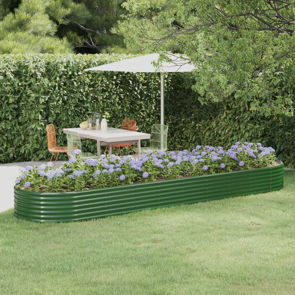 Jardinera Elevada De Acero Galvanizado