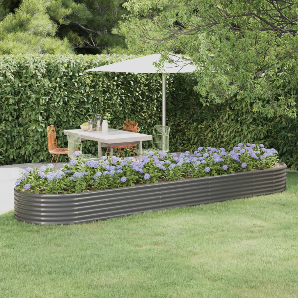 Jardinera Elevada De Acero Galvanizado