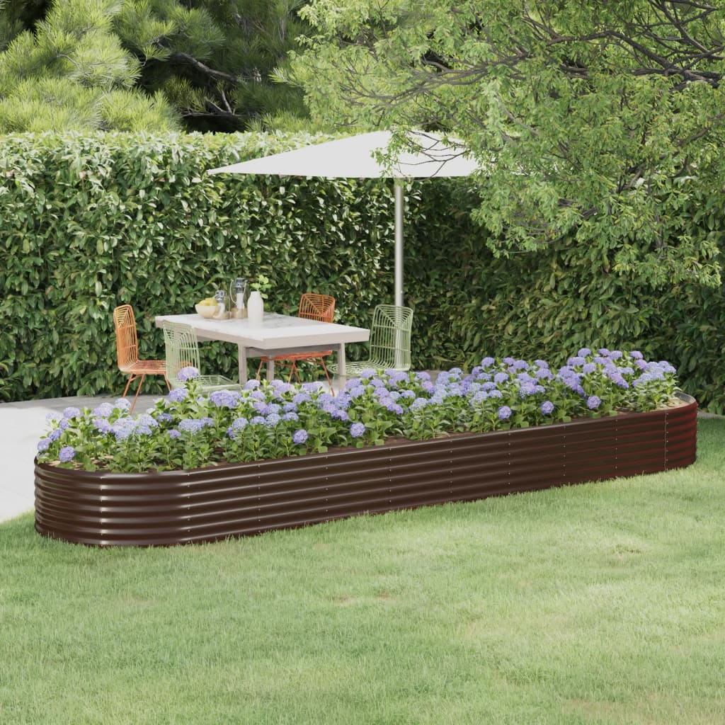 Jardinera Elevada De Acero Galvanizado